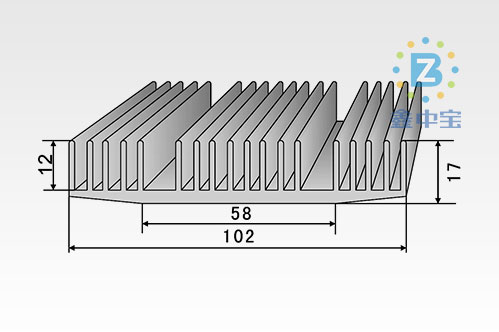 10cm型材散熱器-14