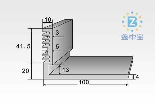 10cm型材散熱器-11