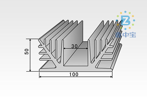 10cm型材散熱器-9