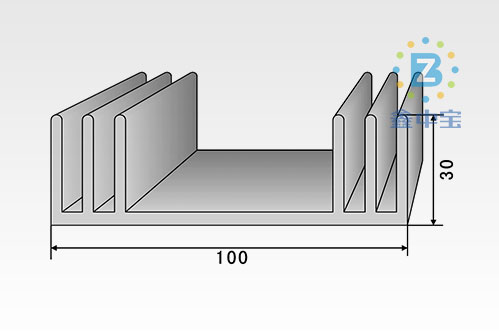 10cm型材散熱器-5