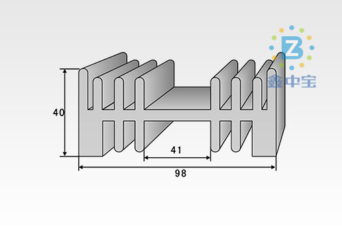 9cm型材散熱器-13