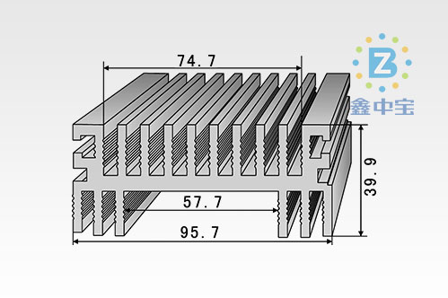 9cm型材散熱器-10