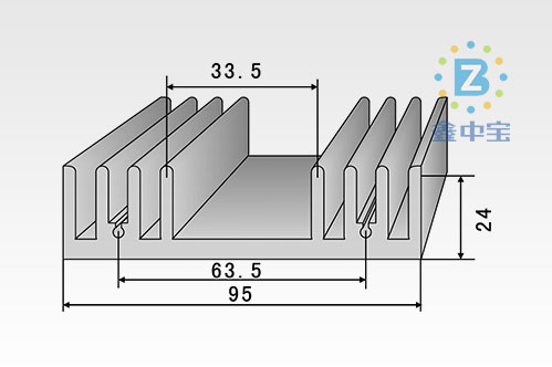 9cm型材散熱器-6