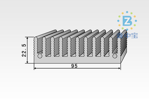 9cm型材散熱器-5