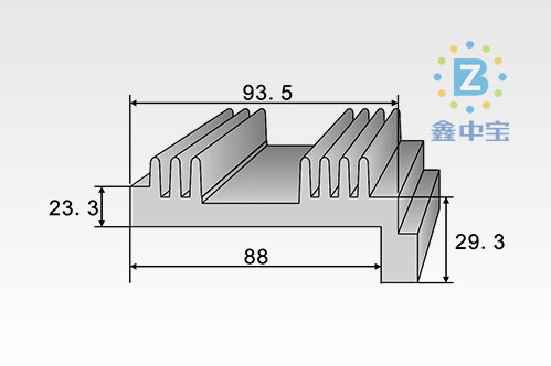 9cm型材散熱器-4