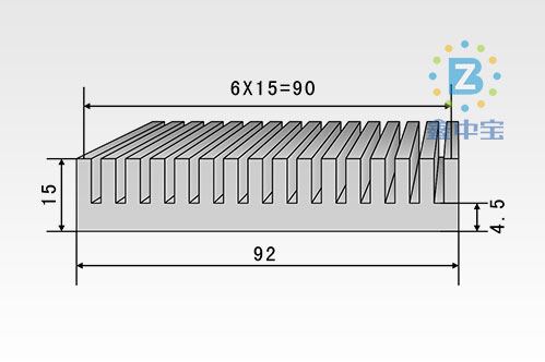 9cm型材散熱器-3