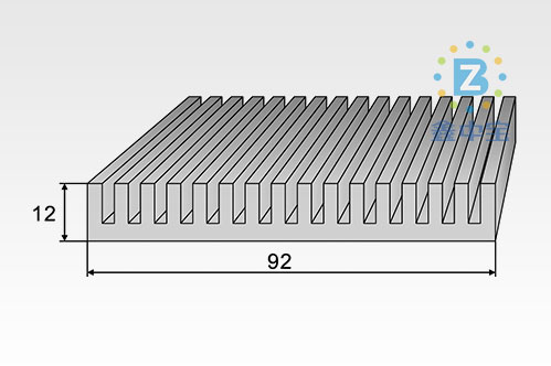 9cm型材散熱器-2
