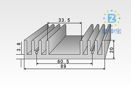 8cm型材散熱器-15