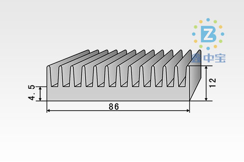 8cm型材散熱器-12