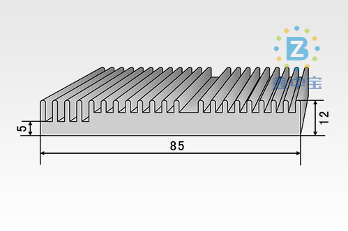 8cm型材散熱器-9