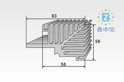 8cm型材散熱器-7