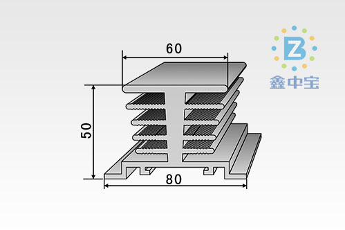 8cm型材散熱器-5