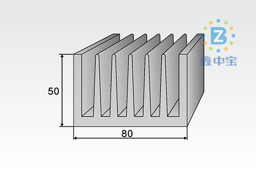 8cm型材散熱器-4