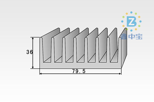 7cm型材散熱器-32