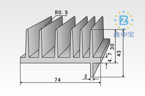 7cm型材散熱器-15