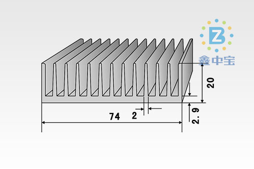 7cm型材散熱器-13