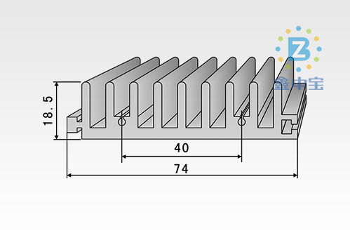 7cm型材散熱器-12