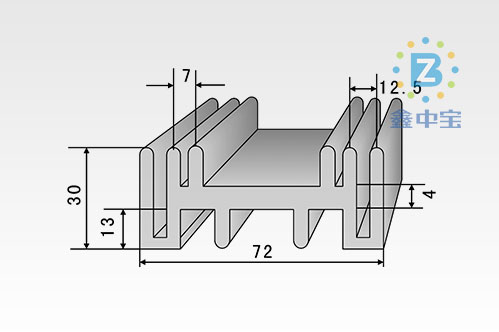 7cm型材散熱器-9