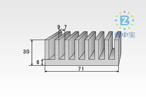 7cm型材散熱器-8