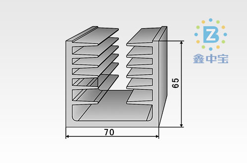 7cm型材散熱器-5