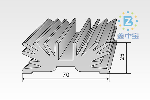 7cm型材散熱器-2