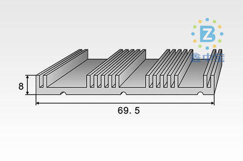 6cm型材散熱器-25