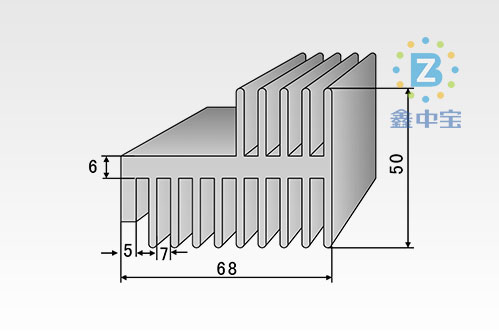 6cm型材散熱器-24