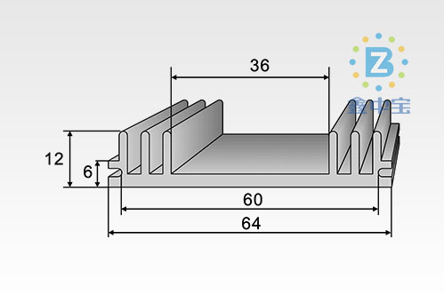 6cm型材散熱器-14