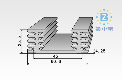 6cm型材散熱器-9