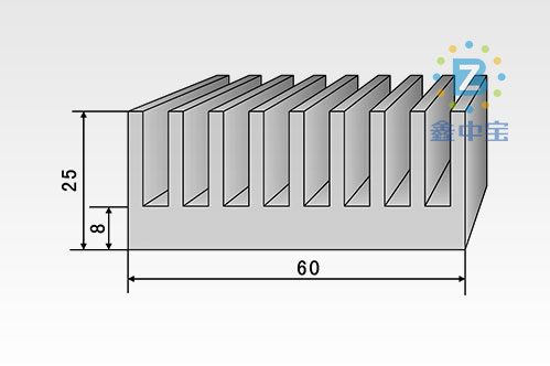 6cm型材散熱器-8