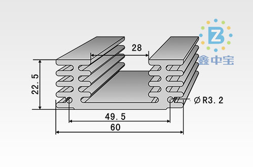 6cm型材散熱器-7