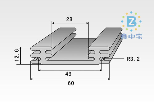 6cm型材散熱器-3