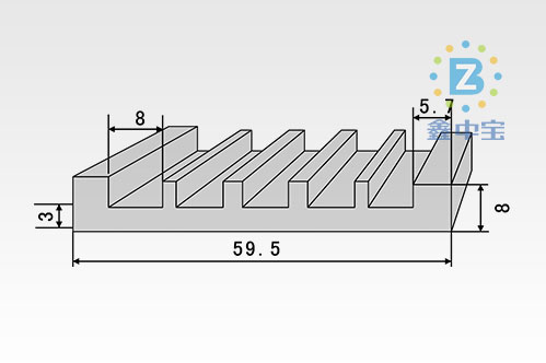 5cm型材散熱器-34