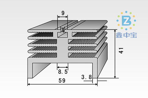 5cm型材散熱器-33