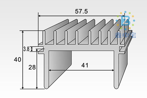 5cm型材散熱器-32