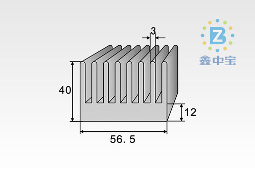 5cm型材散熱器-30