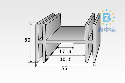 5cm型材散熱器-26