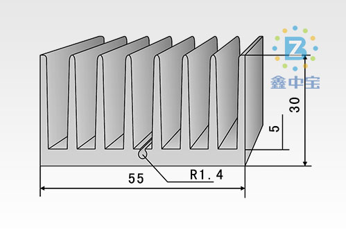 5cm型材散熱器-25