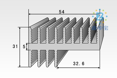 5cm型材散熱器-22