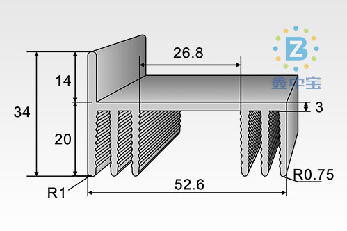 5cm型材散熱器-18