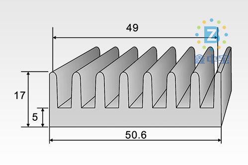 5cm型材散熱器-12