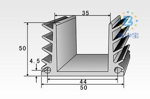 5cm型材散熱器-9
