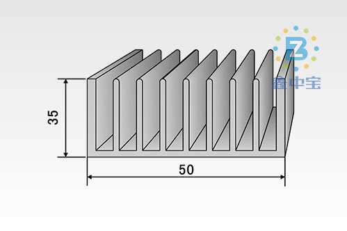5cm型材散熱器-8