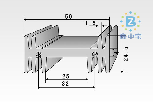 5cm型材散熱器-5