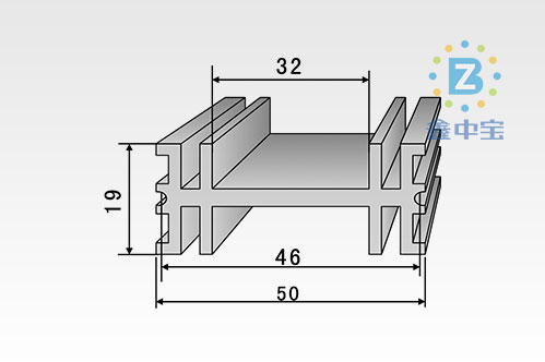5cm型材散熱器-3