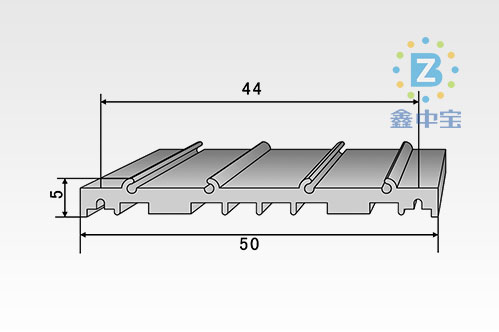 5cm型材散熱器-1