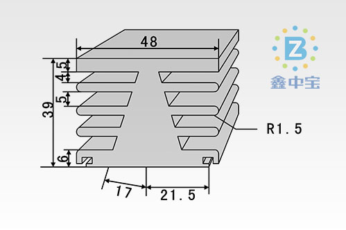 4cm型材散熱器-23
