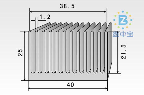 4cm型材散熱器-3