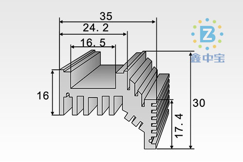 3cm型材散熱器-26