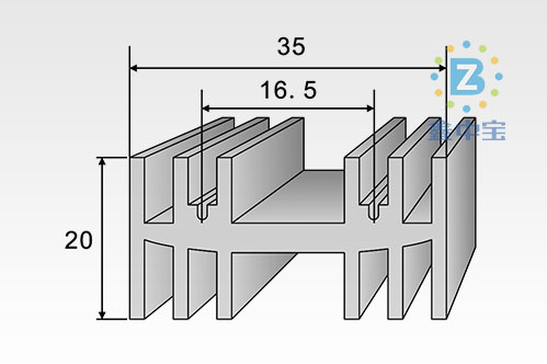 3cm型材散熱器-25
